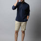 Even Apparels Navy blue Color Pure Cotton Men's Kurta With Side Placket (CHK082) | Swadesiicart
