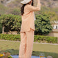 Yufta Weaved Cotton Checks Printed Co Ord Set With Embroidery - Swadesiicart