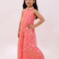 Lil Drama Mishti Peach Top and Pant Set For Girls | Swadesiicart