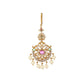 Nuyug 18K Gold Plated Ethereal Gulabi Stone Maang Tikka | Swadesiicart