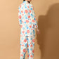 Myshka Women's White Printed Shirt With Trousers - Swadesiicart