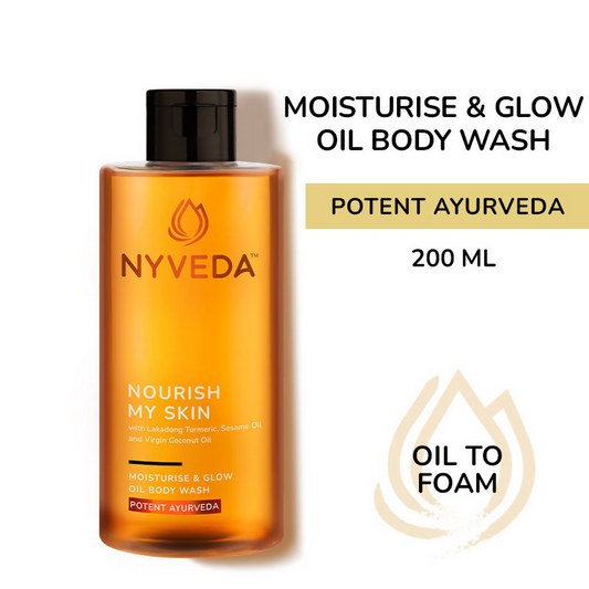 Nyveda Oil Body Wash Nourish My Skin Moisturise & Glow | Swadesiicart