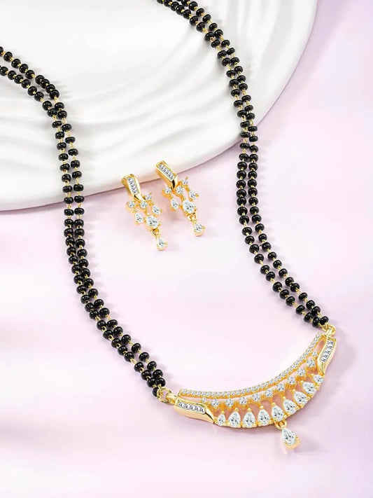 Joban Fashion Beauty Cz Mangalsutra Set | Swadesiicart