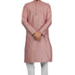 DEIANA'S Fancy Embroidery kurta Payjama Set For Men's (Peach) | Swadesiicart