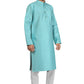 DEIANA'S Fancy Embroidery kurta Payjama Set For Men's (Sky Blue) | Swadesiicart