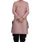 DEIANA'S Fancy Black Dhoti Embroidery kurta Set For Men's (Peach) | Swadesiicart