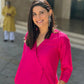 trueBrowns Pink Angrakha Set | Swadesiicart