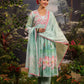 Alia Cut Embroidered & Floral Printed Kurta With Pant & Dupatta Luxury Premium, Multicolor - Hiral Fashion