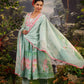 Alia Cut Embroidered & Floral Printed Kurta With Pant & Dupatta Luxury Premium, Multicolor - Hiral Fashion