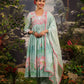 Alia Cut Embroidered & Floral Printed Kurta With Pant & Dupatta Luxury Premium, Multicolor - Hiral Fashion