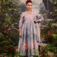 Alia Cut Embroidered & Floral Printed Kurta With Pant & Dupatta Luxury Premium, Multicolor - Hiral Fashion