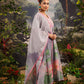 Alia Cut Embroidered & Floral Printed Kurta With Pant & Dupatta Luxury Premium, Multicolor - Hiral Fashion