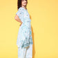 Yufta White Printed Co-ord Set - Swadesiicart