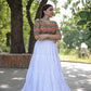 Lorenvalley White Premium Rayon Lehenga with Georgette Embroidered Traditional Thread work Choli | Swadesiicart