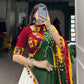 Lorenvalley White Pure Rayon with Plain With Gota Patti Touch Up Lehenga Choli | Swadesiicart