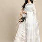Anaita White Linen Saree With Blouse