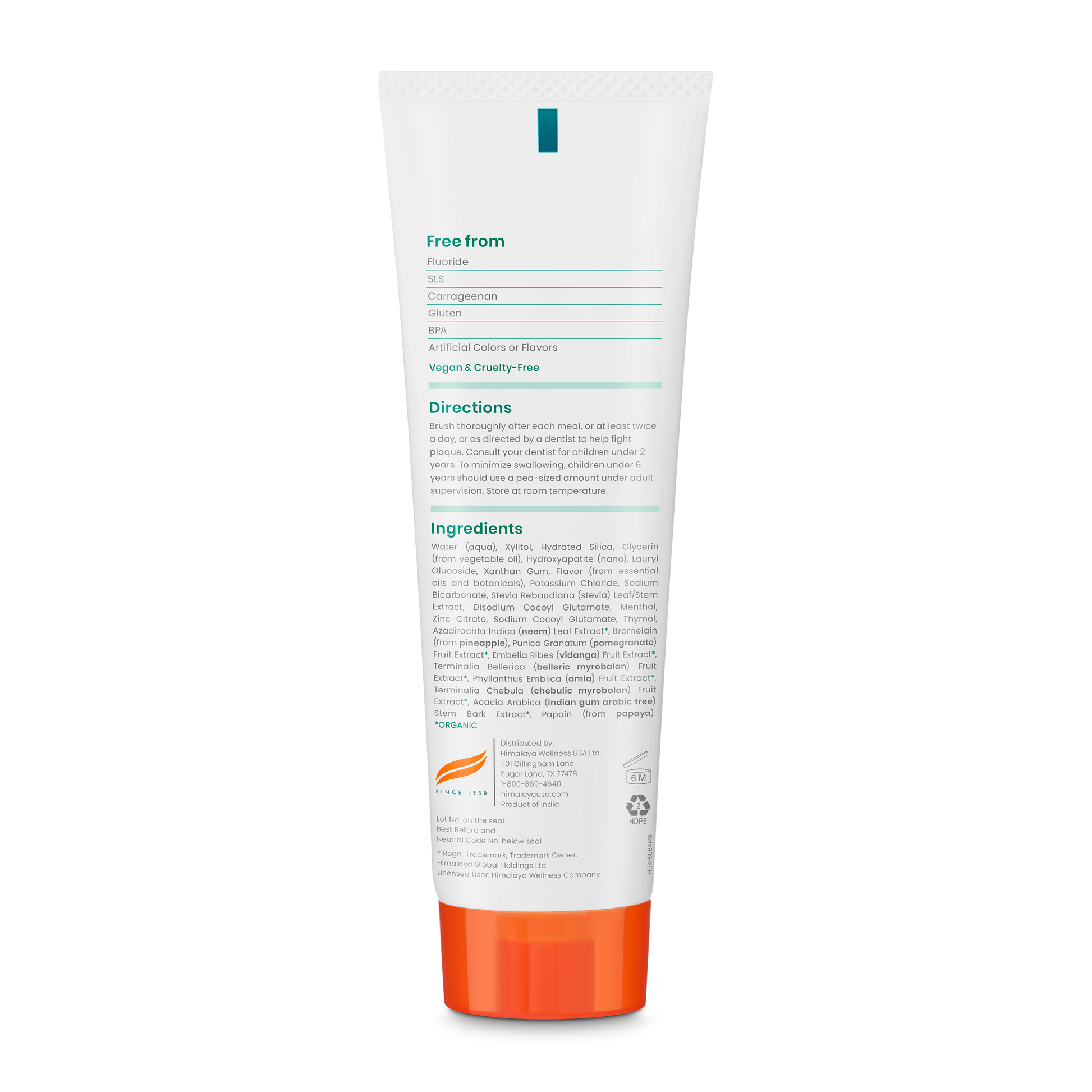 Whitening+ Hydroxyapatite Spearmint Toothpaste
