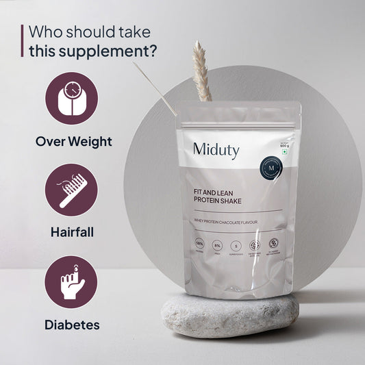 Miduty by Palak Notes Fit & Lean Protein Shake | Swadesiicart