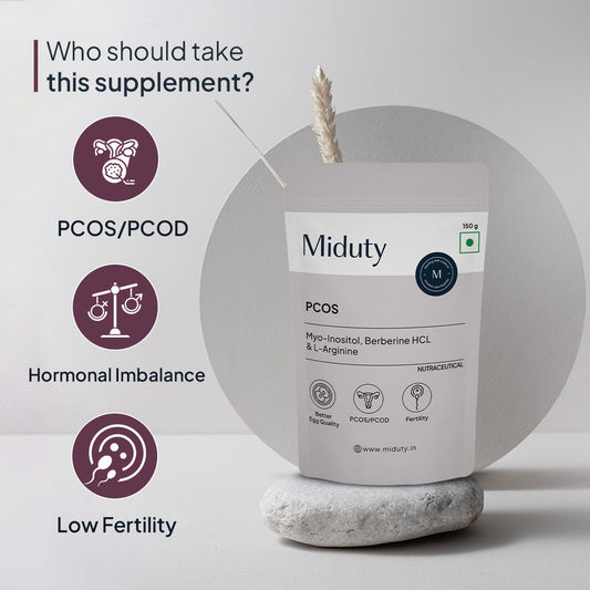 Miduty by Palak Notes PCOS Periods Fertility Powder | Swadesiicart