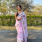 Vamsee Kamaljaal Lavender Organza Saree - Swadesiicart