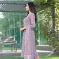 BulBul Fashionista Cotton Purple Kurta Set with Dupatta - Swadesiicart