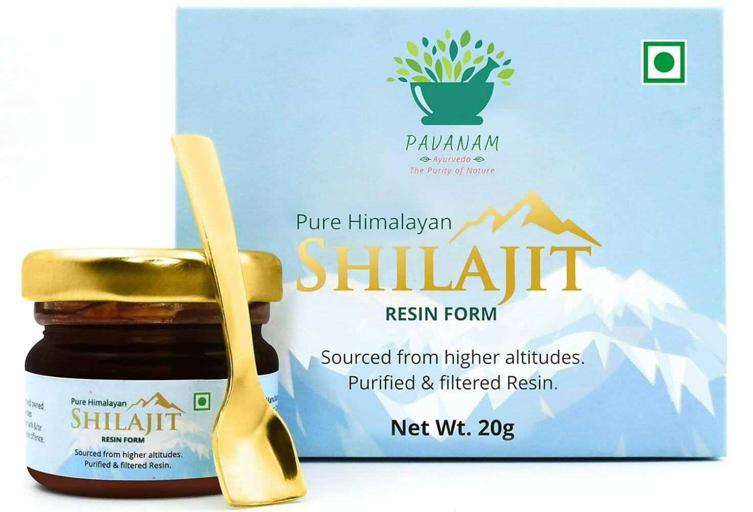 Pavanam Ayurveda Pure Himalayan Sj Resin Form | Swadesiicart