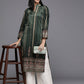 Ahalyaa Women's Traditional wear Kurta - Dark Green | Swadesiicart