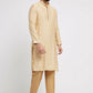 Ethnic India Beige Men's Kurta Ethnic Motifs | Swadesiicart
