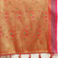 Lorenvalley Fashion Mehndi Kanjivaram Silk Woven Design with Zari Weaving Saree - Swadesiicart