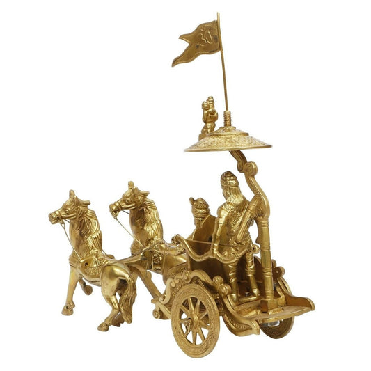 Artvarko Mahabharat Geeta Arjun Chariot Idol - Swadesiicart