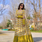 Jyoti Fashion Women's Mustard Heavy Digital Printed Cotton Silk Anarkali Dress | Swadesiicart