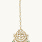 Nuyug 22K Gold-Plated Crystal & Pearl Studded Matha Patti | Swadesiicart