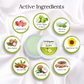 LA Organo Green Apple Lip Balm For Dry Chapped Lips | Swadesiicart