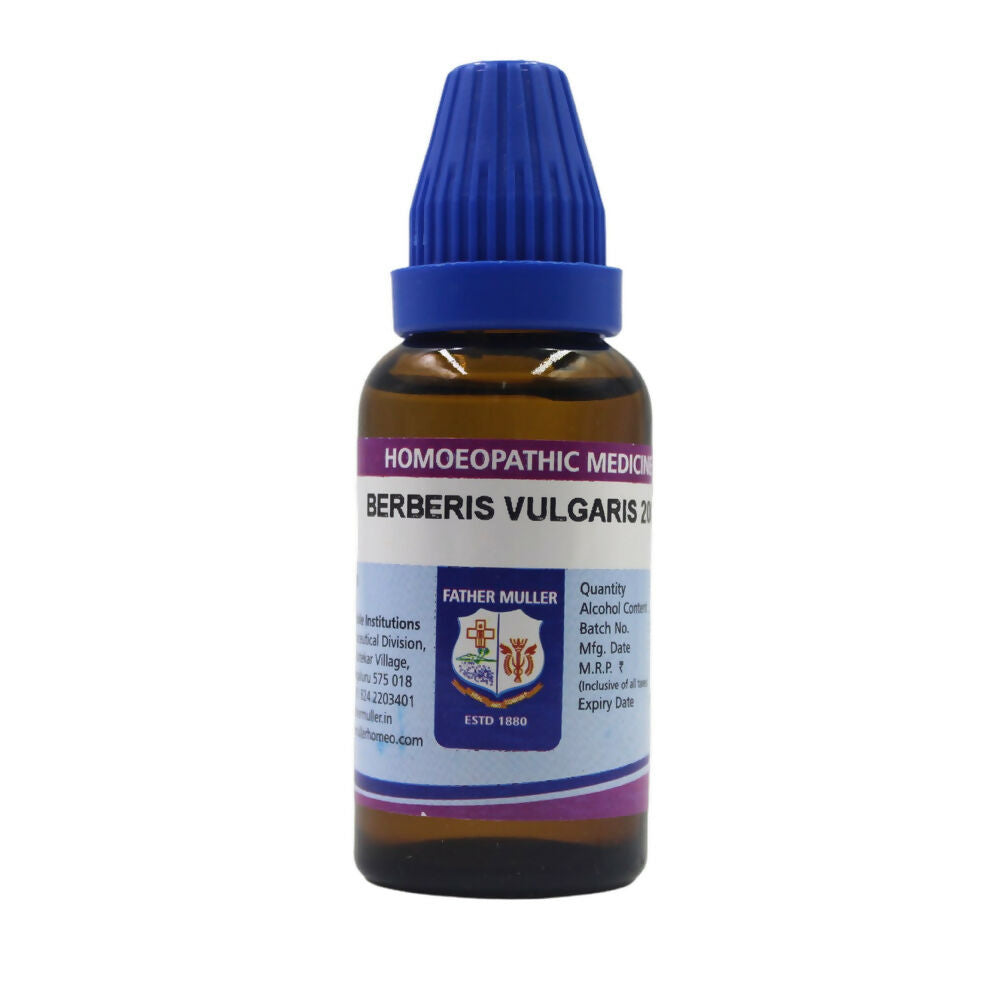 Father Muller Berberis Vulgaris Dilution - Swadesiicart