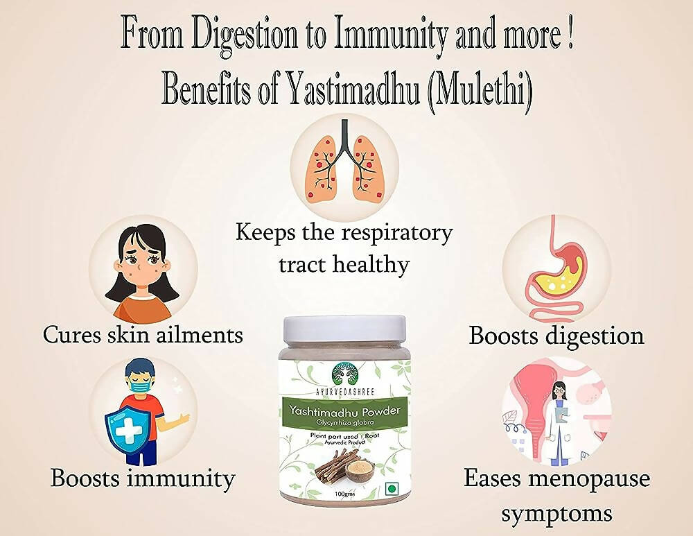 Ayurvedashree Yashtimadhu Powder - Swadesiicart