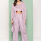 Yufta Women Printed Cotton Top with Trousers with Shrug - Swadesiicart