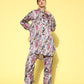 Yufta Women Printed Shirt with Trousers - Swadesiicart
