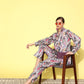 Yufta Women Printed Shirt with Trousers - Swadesiicart