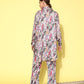 Yufta Women Printed Shirt with Trousers - Swadesiicart