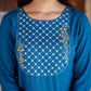 Yufta Women Yoke Design Chikankari Kurta | Swadesiicart
