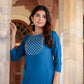 Yufta Women Yoke Design Chikankari Kurta | Swadesiicart