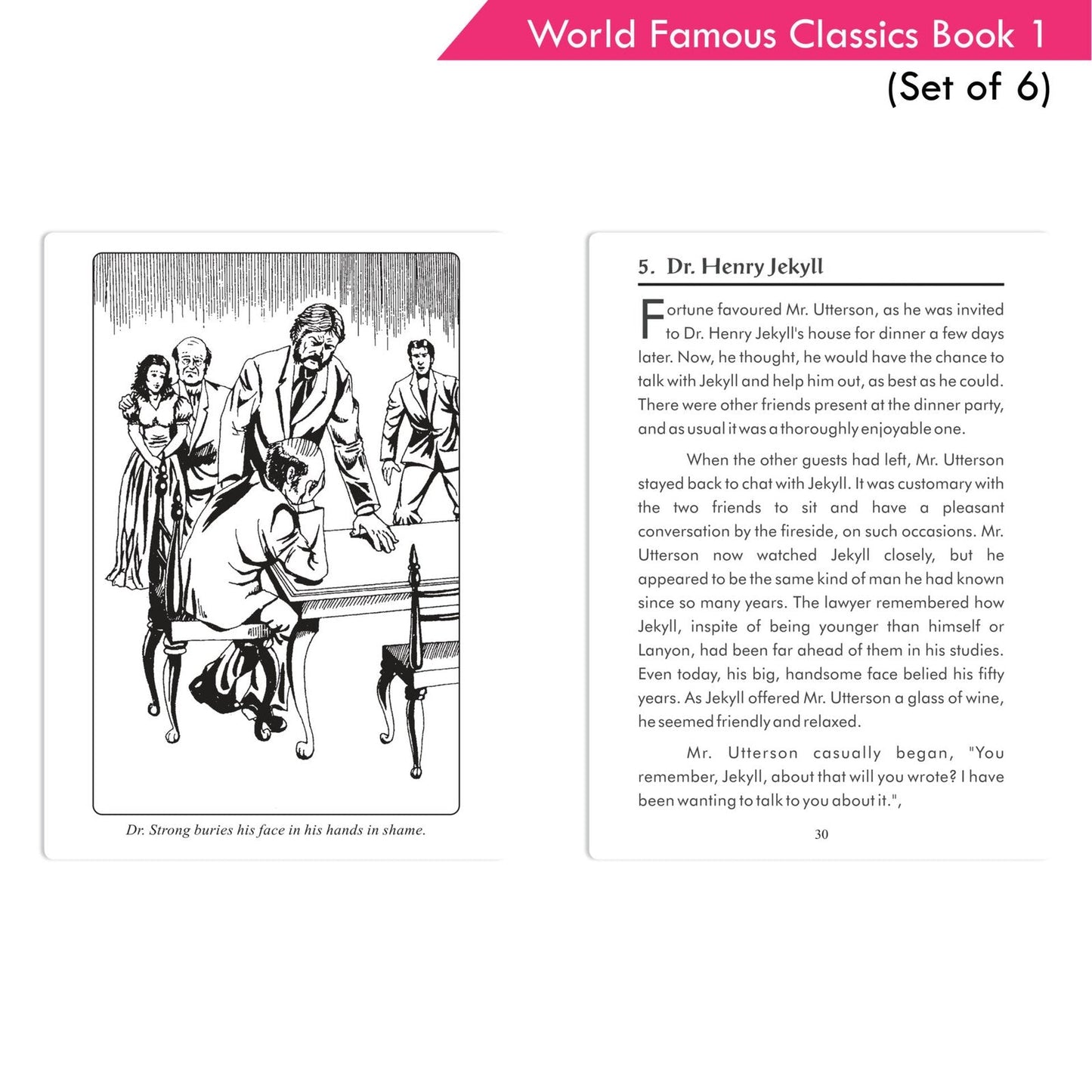 World Famous Classics Book 1 (Set of 6)| Ages 8-15 Year - Swadesiicart