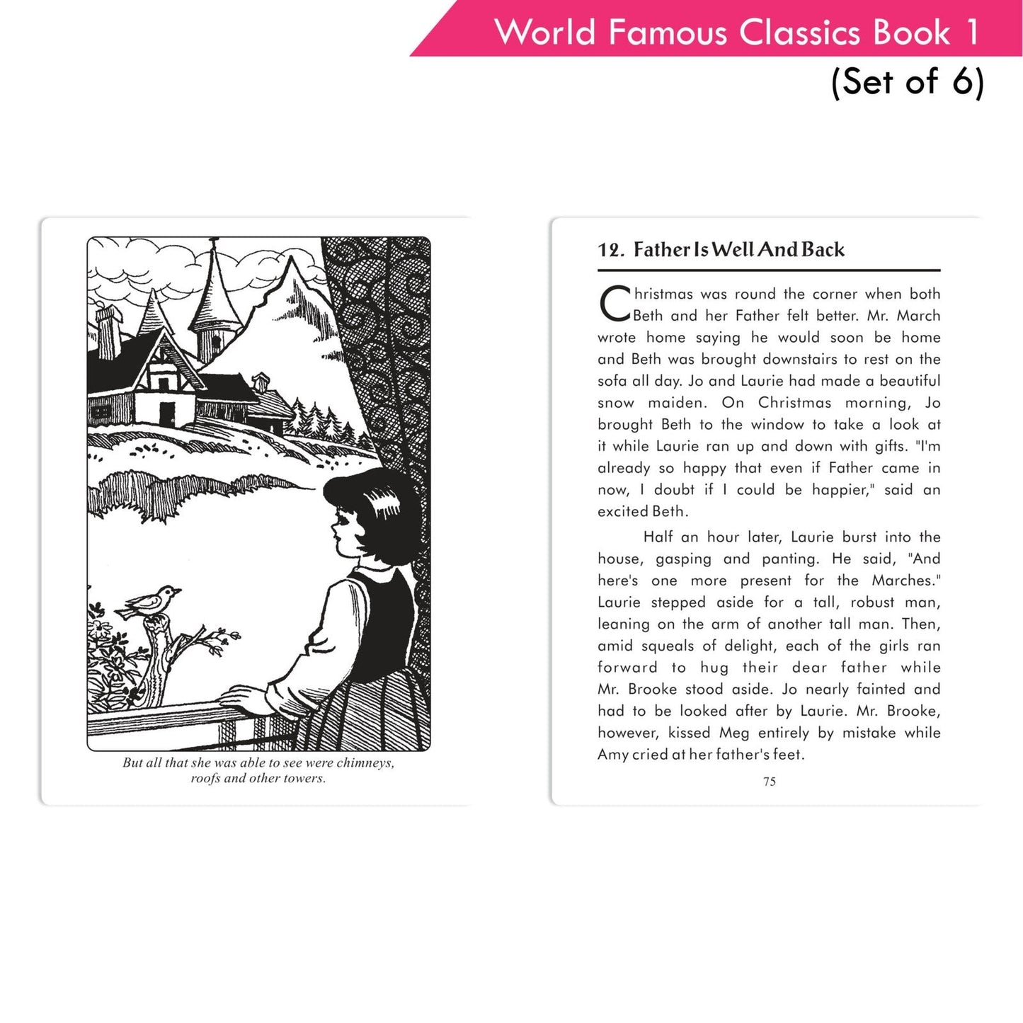 World Famous Classics Book 1 (Set of 6)| Ages 8-15 Year - Swadesiicart