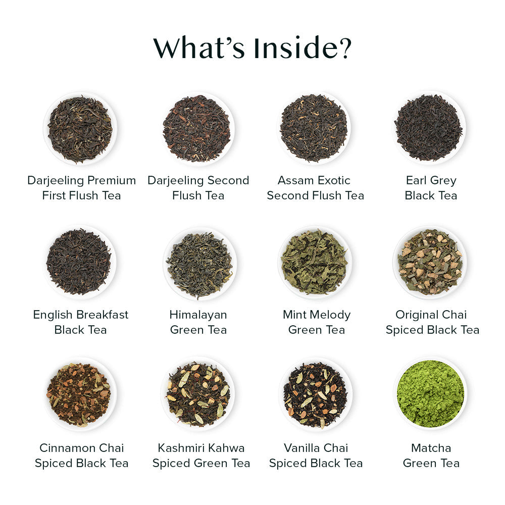 World Tea Sampler + Free GIFTS