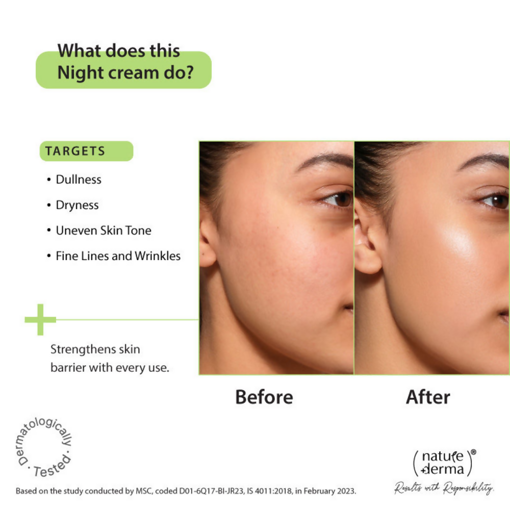 Nature Derma Moisture Replenish Night Cream | Swadesiicart