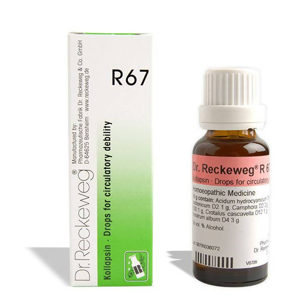 Dr. Reckeweg R67 Drops For Circulatory Debility 20 ml