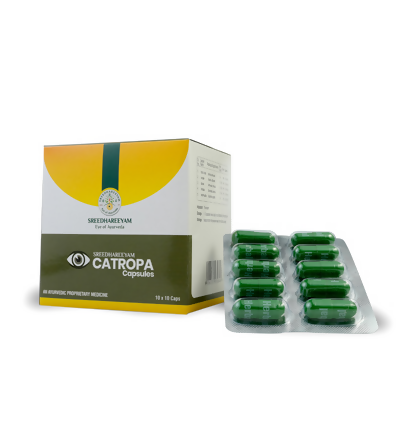 Sreedhareeyam Ayurveda Catropa Capsules | Swadesiicart