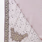 Mauve Silk Georgette Ribbon Embroidery Saree - Norita Hit Design - Swadesiicart