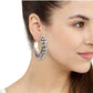Mominos Fashion Traditional Oxidised Afghani Ghungroo Style Small Hoop Earrings - Swadesiicart