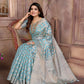 Aastha Fashion Sky Soft Organza Silk Weaving Saree